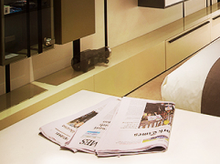 Complimentary newspapers