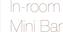 In-room Mini Bar