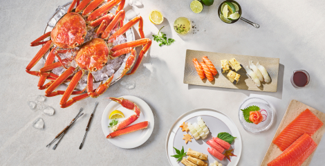 Premium Lobster and King Crab Station